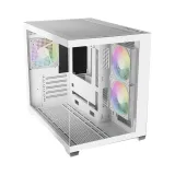 CASE GAMDIAS AURA GC10M V2 ARGB WHITE – MICRO TOWER | 3 FAN ARGB | GPU 400MM